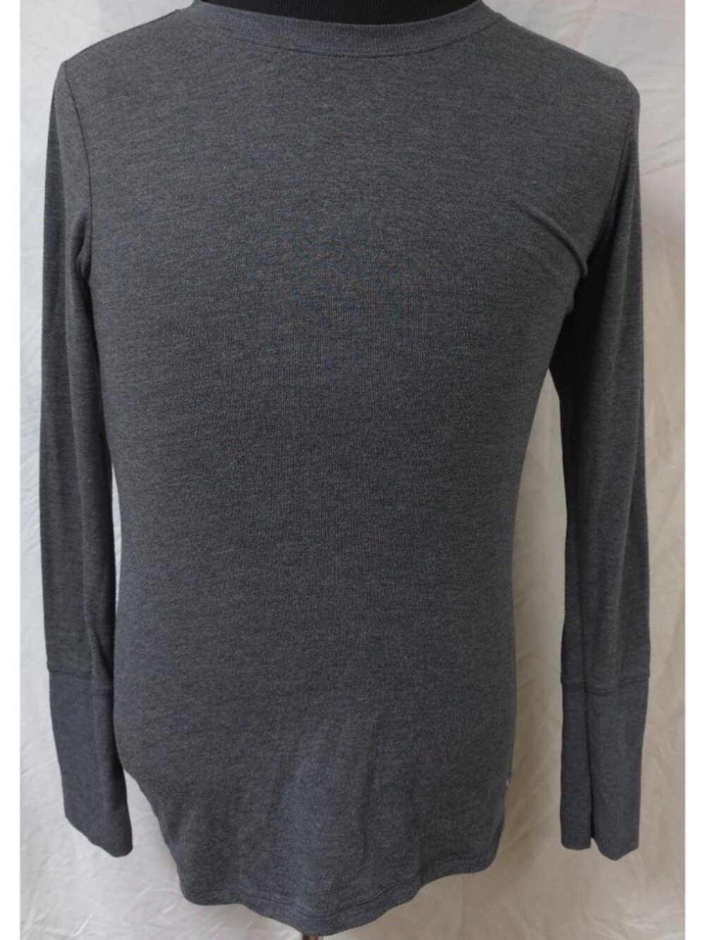 UNDER ARMOUR Cold Gear Womens (M) Grey Fitted Long Sleeve Base Layer Shirt Top